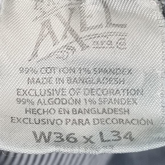 TK Axel Jeans Mens 36x34 Blue Slim Boot Light Wash Denim Embroidered Pockets - Picture 15 of 15